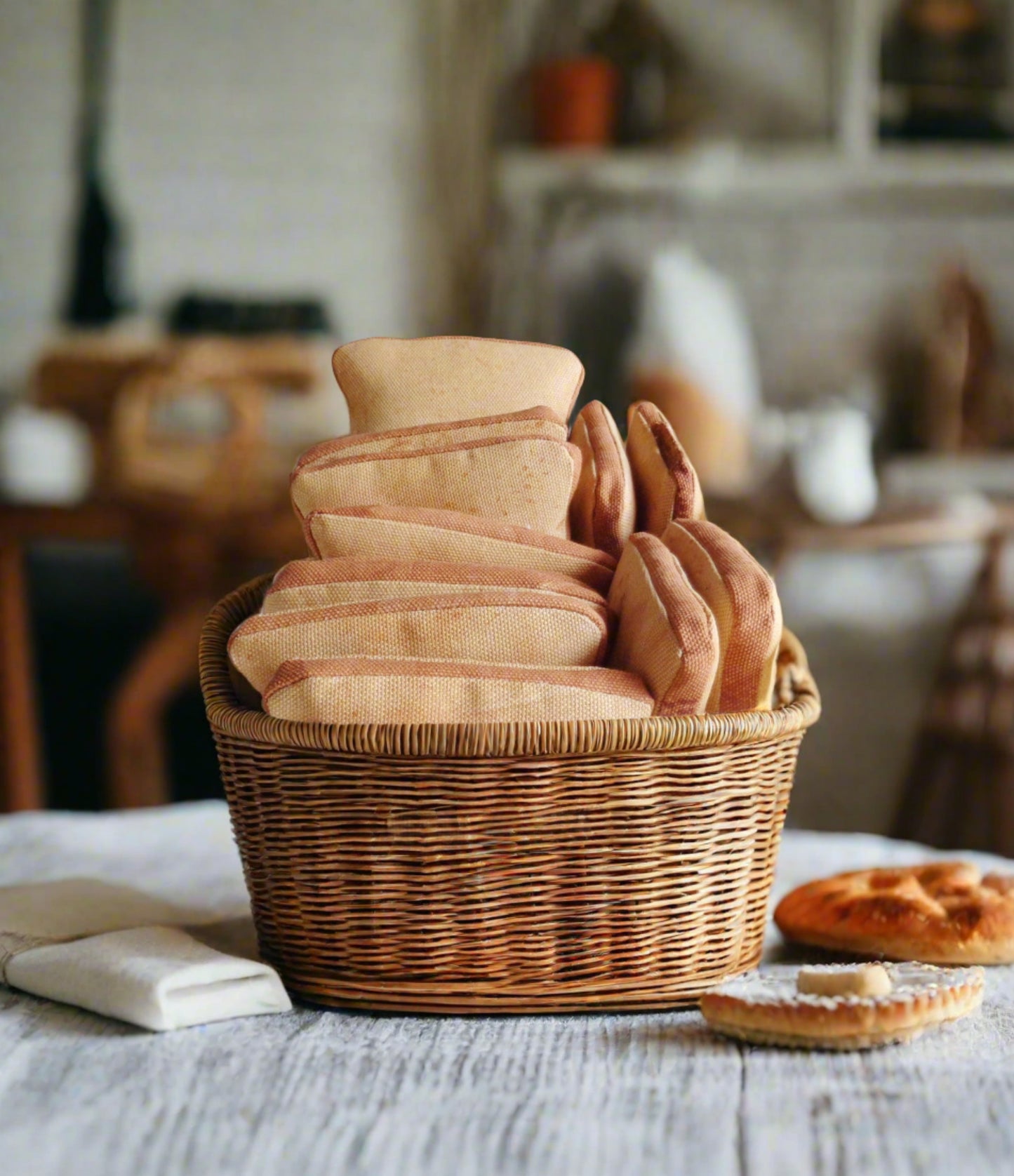 Play Food Toasted Bread , Legemad Toast Brød