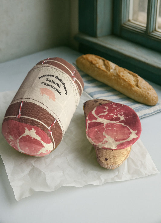 Normas Deli – Handmade Capocollo Salami Play Food Toy