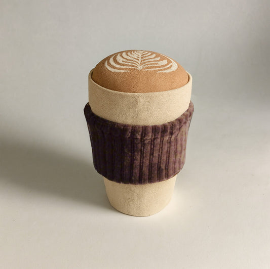 Handmade Stroopwafel & Cappuccino Play Set – Fabric Pretend Food