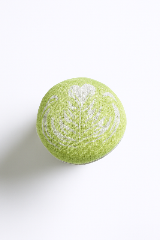 Handcrafted Matcha Latte Plush Toy – Soft Pretend Play Cup for Kids