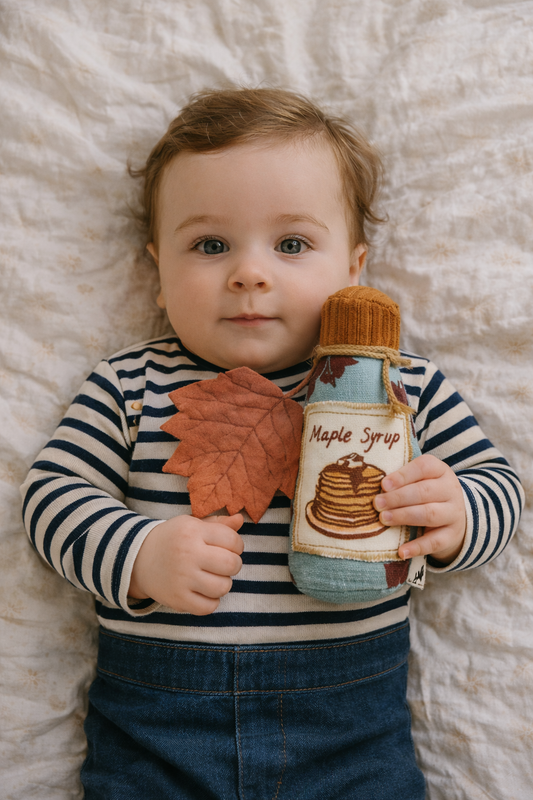 Maple Syrup Bottle Rattle