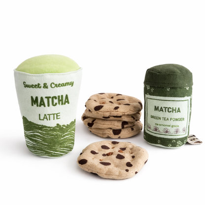Plush Matcha Green Tea Powder – Ceremonial Grade Toy