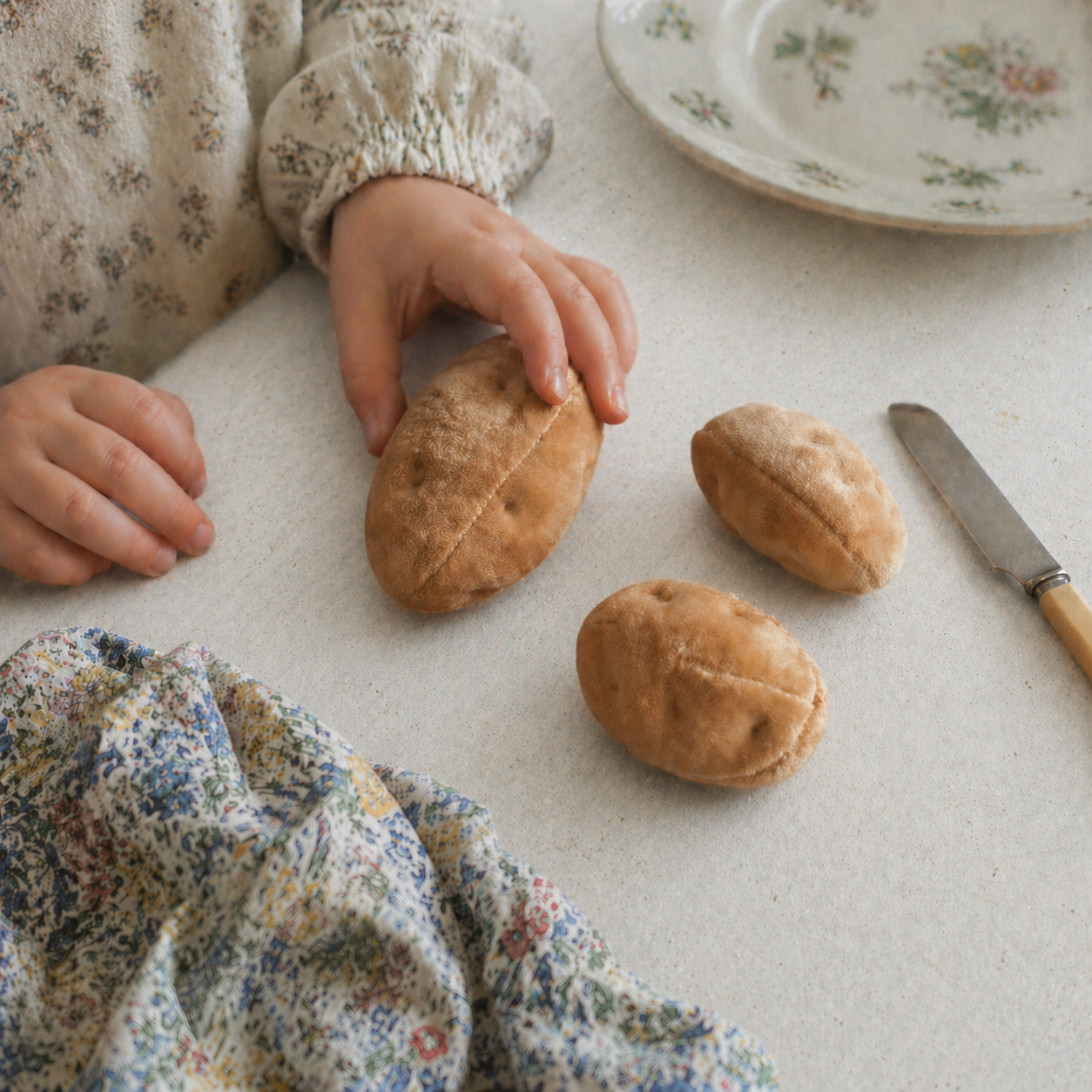 Norma’s Market Potatoes – Handmade Play Food Set