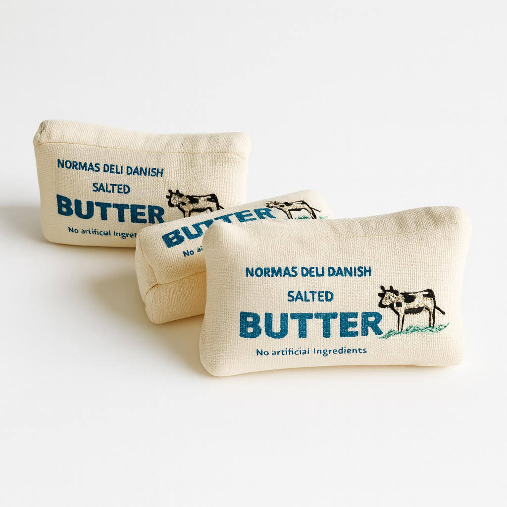 Handmade Pretend Butter Packet – Toy Food for Play Kitchens