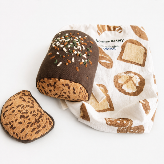 Rye Bread and Slice – Handmade Fabric Play Food