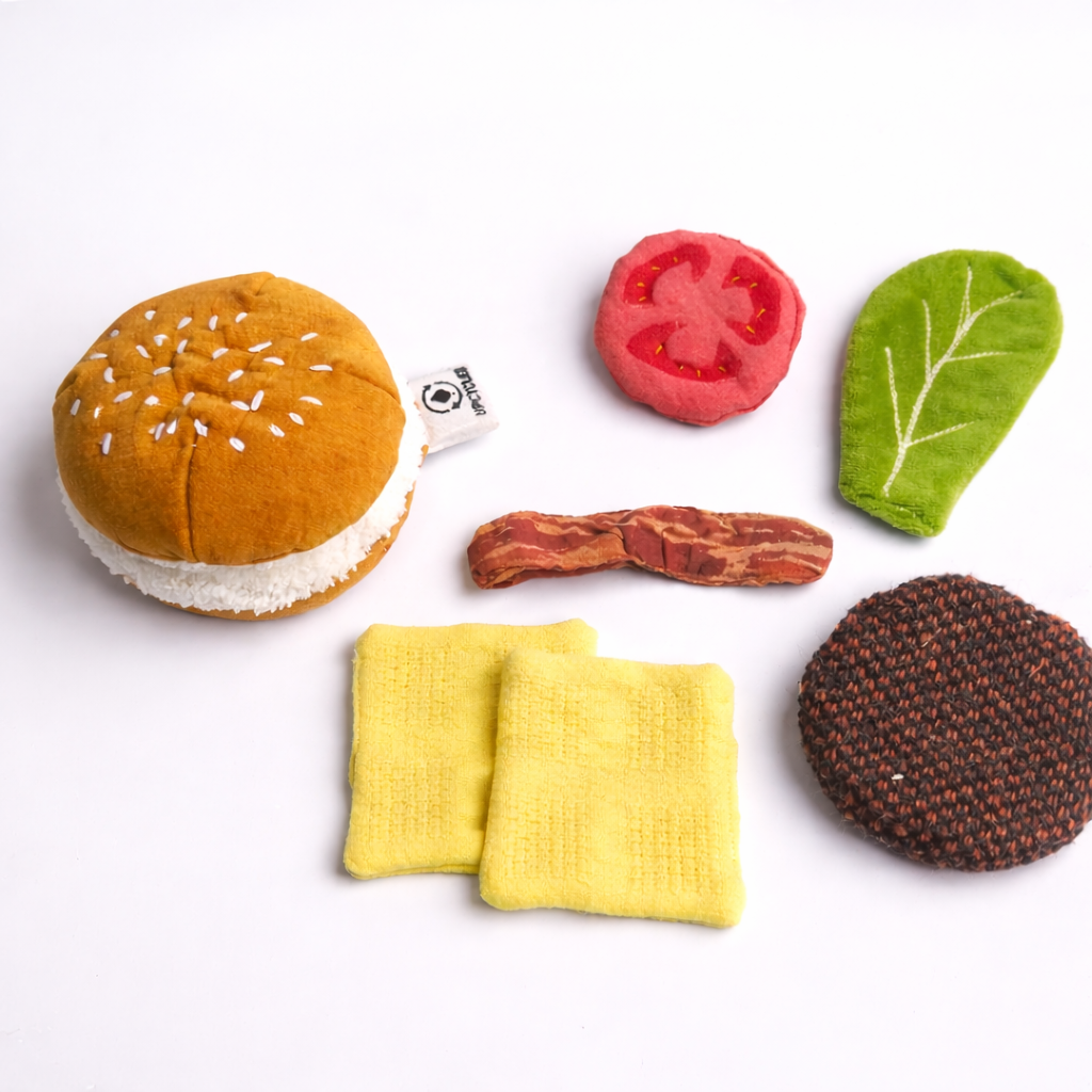 Handmade Burger Play Food Set