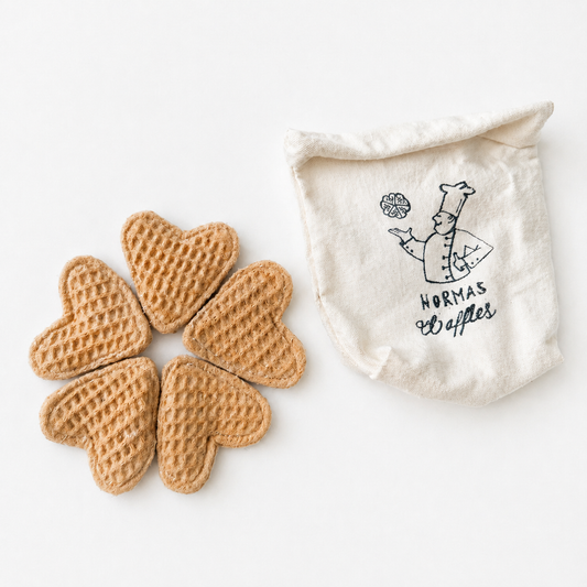 normas Heart Waffle set