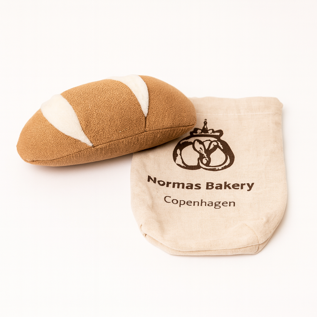 Handprinted French Baguette Toy – Cotton & Velvet