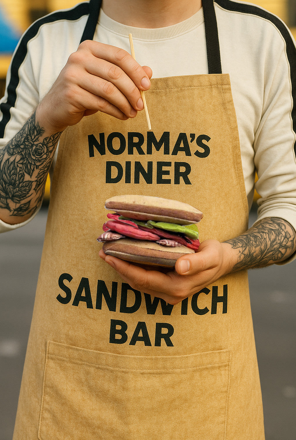 Plush BLT Sandwich Toy – Handmade Pretend Play Food