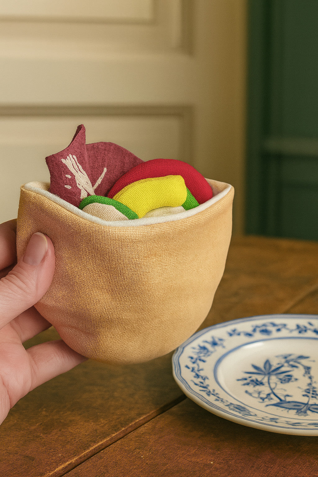 Fabric Pita Bread Play Set – 2 pcs – Handmade in Denmark