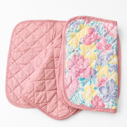 Vintage Quilted Placemats – Set of 3