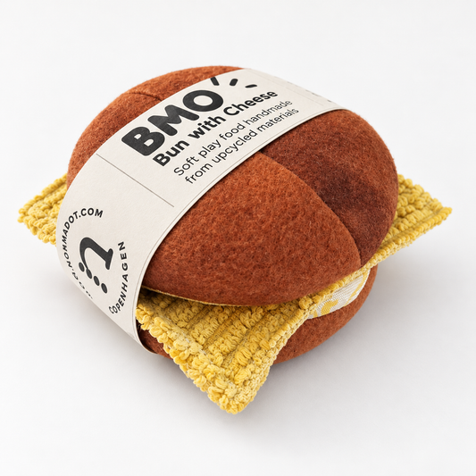 Upcycled BMO Bun with Cheese – Soft Play Food