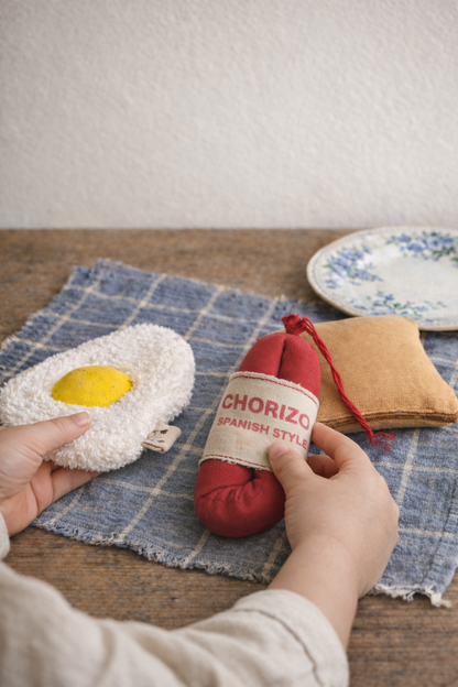 Plush Fried Egg  with pebber sprinkle