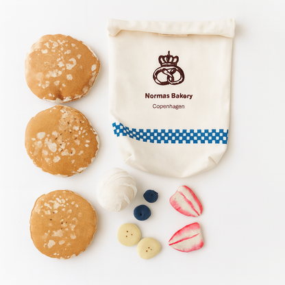 Handmade Fabric Pancake Play Set – American Breakfast Pretend Food