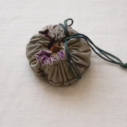 Waffle Set with Toppings and Reversible Drawstring Pouch