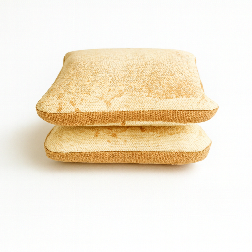 Handmade Canvas Toast Play Food (Set of 2)