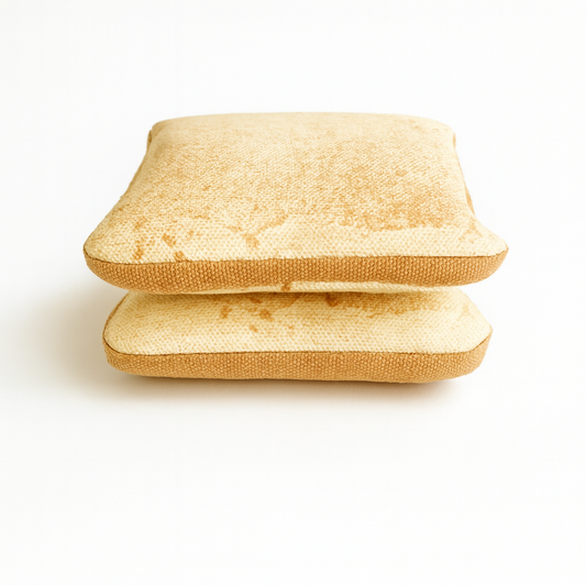 Handmade Canvas Toast Play Food (Set of 2)