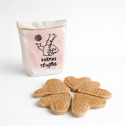 Waffle Play Set – 5-Piece with cotton Bag